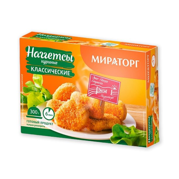 Наггетсы куриные Мираторг классические Willma 300 г