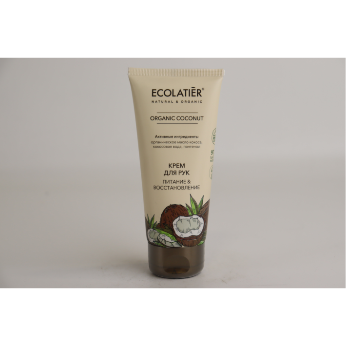 VEGAN КРЕМ ECL GREEN Д/РУК ПИТ./ВОССТАН. ORGANIC COCONUT 100МЛ