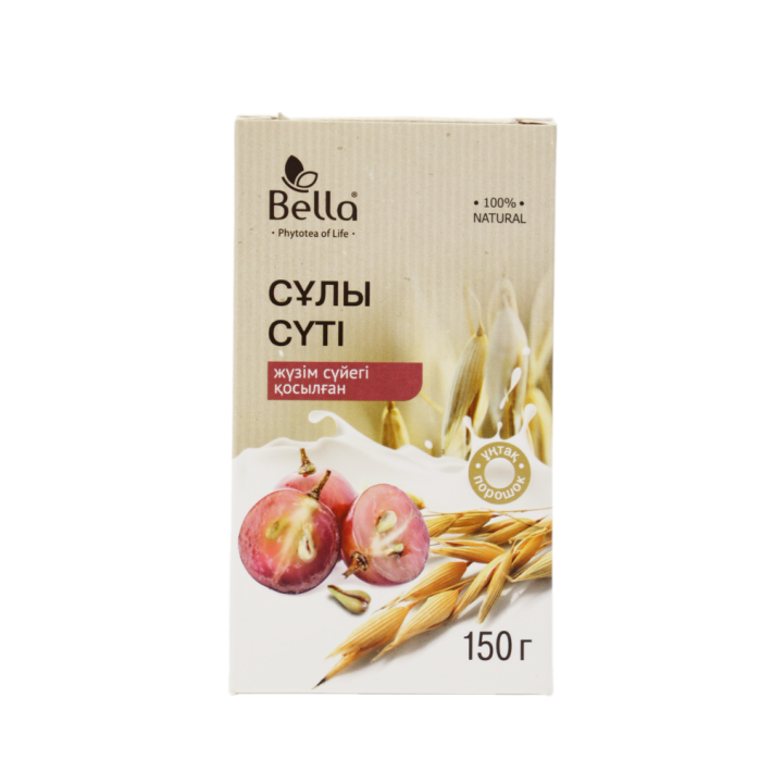 МОЛОЧКО ОВСЯНОЕ С ВИНОГРАДНОЙ КОСТОЧКОЙ BELLA 100Г