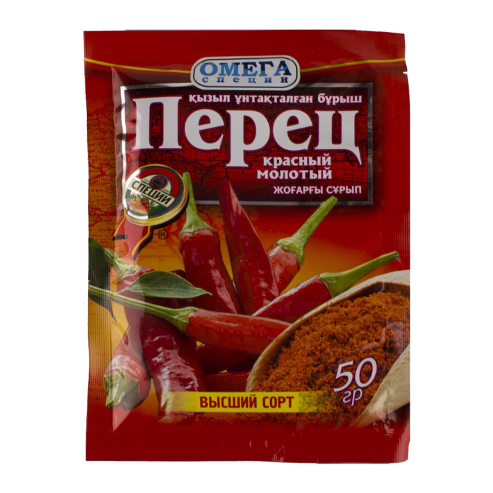 Перец красный 50 г омега
