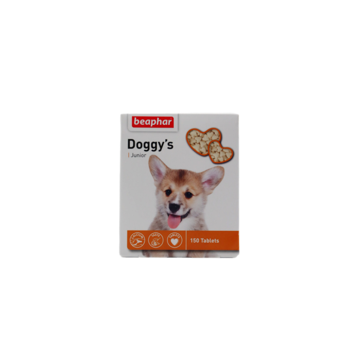12575 BEAPHAR DOGGY'S JUNIOR КОРМ ВИТАМИН ДОБАВК ЩЕНКОВ 150Т
