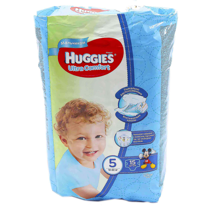 Подгузники Huggies ultra comfort conv 15 шт