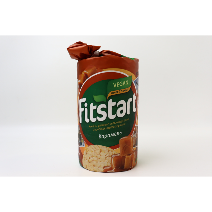 Хлебцы Fitstart рисовые карамель 100 г