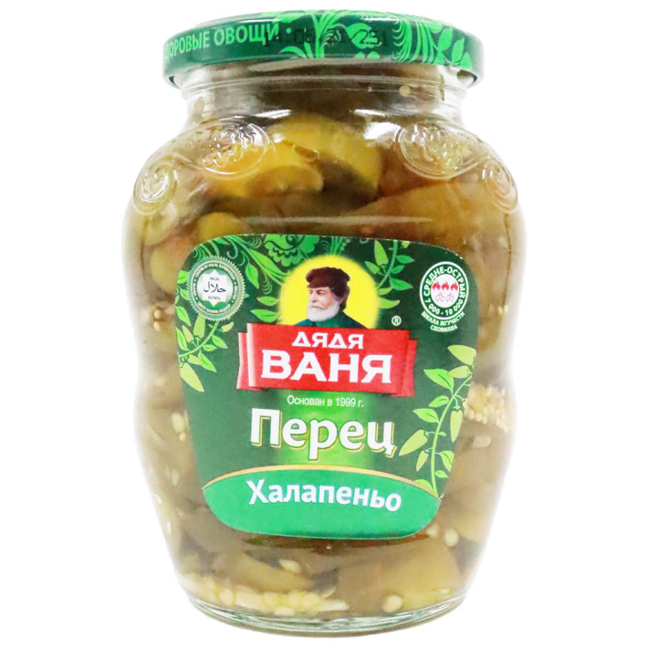 ПЕРЕЦ ХАЛАПЕНЬЮ ДЯДЯ ВАНЯ НАРЕЗ 350МЛ