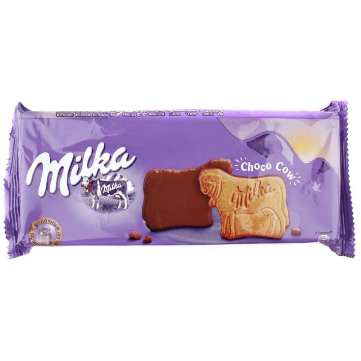 Печенье Milka покрытое молочным шоколадом 200 г