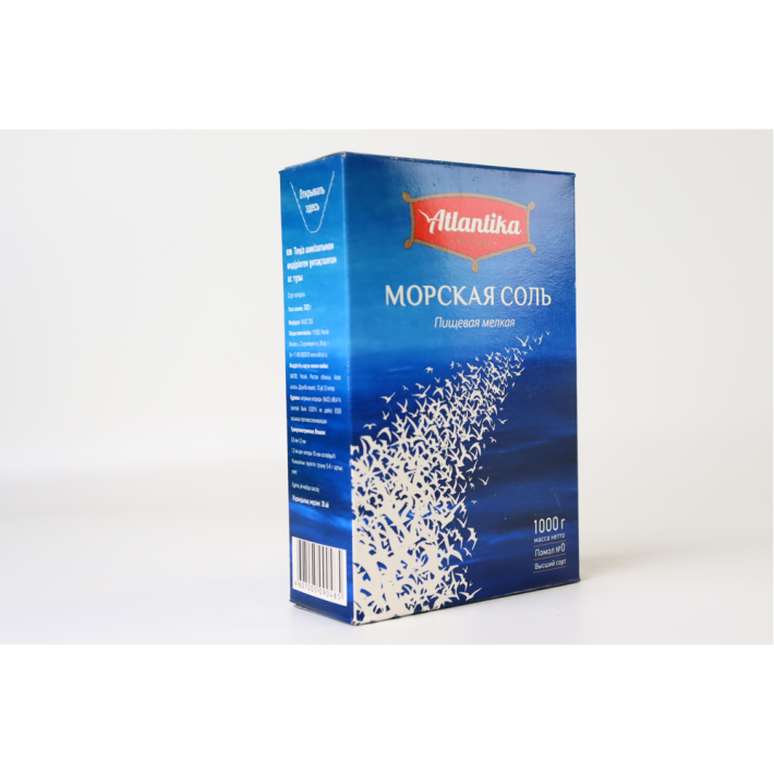 Соль морская мелкая Atlantika 250 г