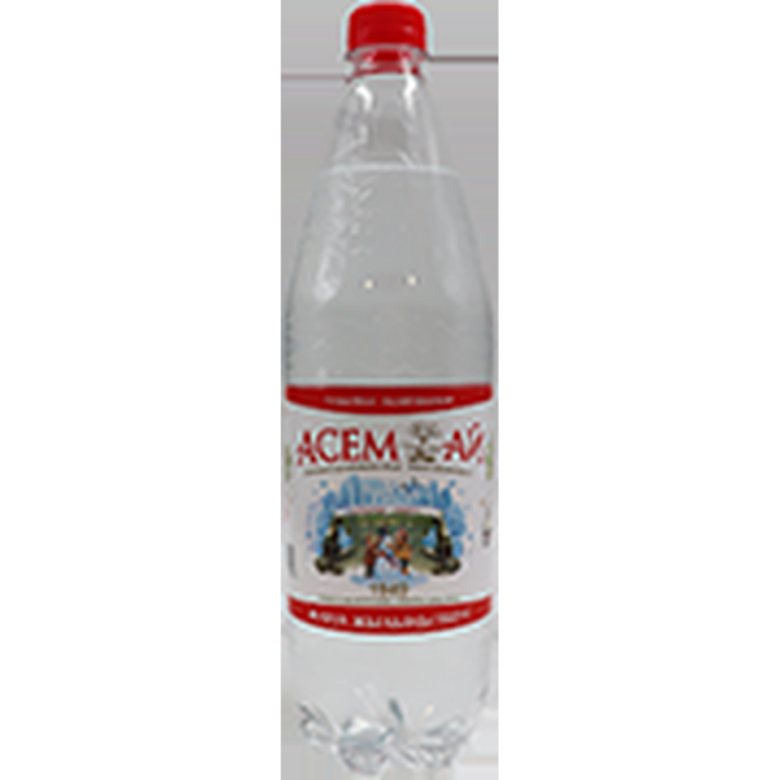 Вода минеральная Асем-ай сарыагаш газированная 1 л
