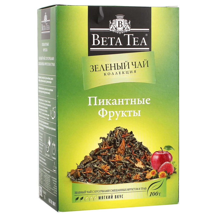 Чай Beta tea фьюжн пикантные фрукты 100 г