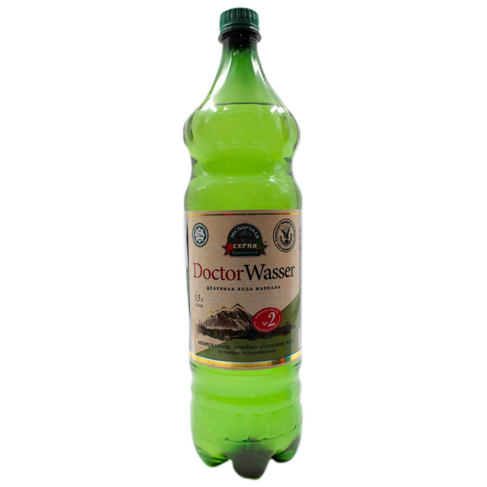 Вода минеральная Doctor wasser Ессентуки №2 пластиковая бутылка 1,5 л