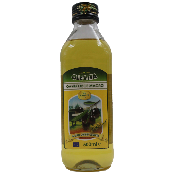 МАСЛО ОЛИВКОВОЕ OLEVITA BLAND POMACE СТ/Б 500МЛ