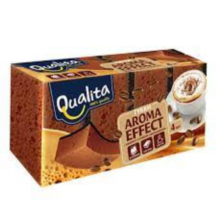 Губки кухонные Qualita Aroma Effect 4 шт