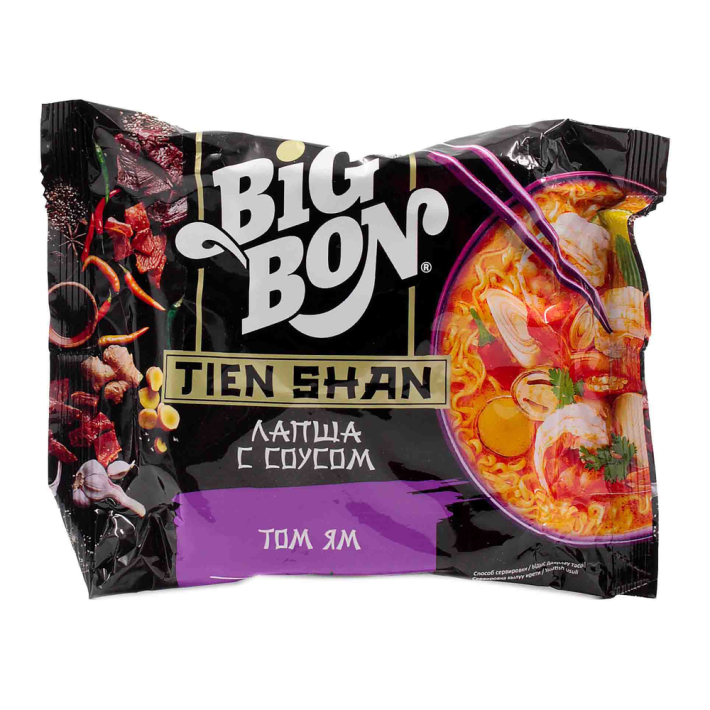 Лапша Big bon с соусом том ям 85 г