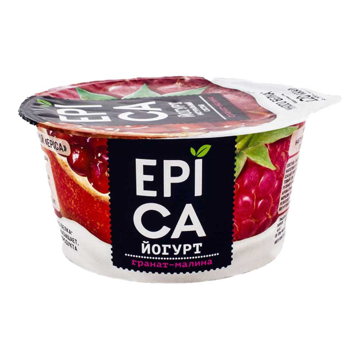 Йогурт Epica с гранатом, малиной 4,8% 130 г