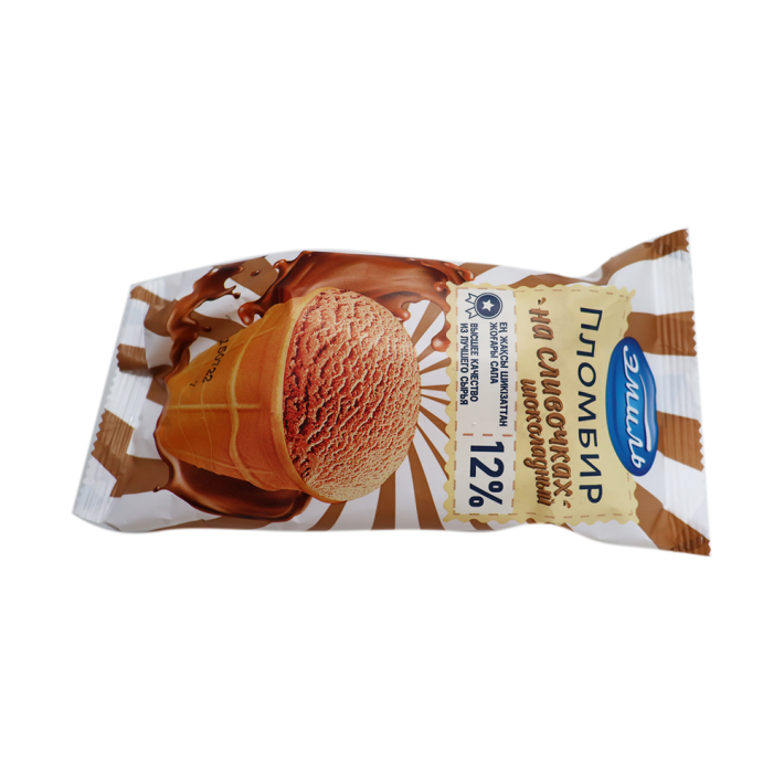 МОРОЖЕНОЕ ЭМИЛЬ ПЛОМБИР ШОКОЛАДНЫЙ НА СЛИВОЧКАХ 12% 80ГР СТ