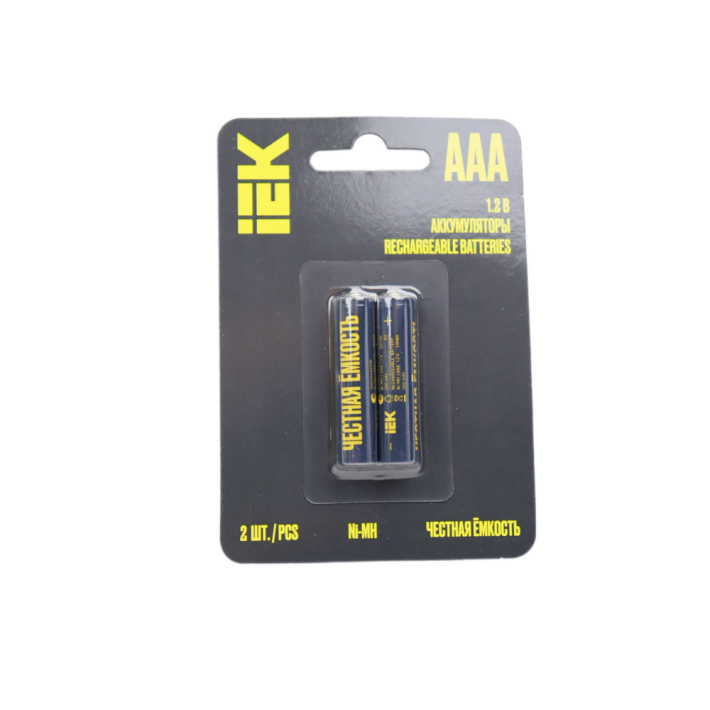 АККУМУЛЯТОР GREEN NI-MH AAA 1100МАЧ 2ШТ БЛИСТЕР IEK