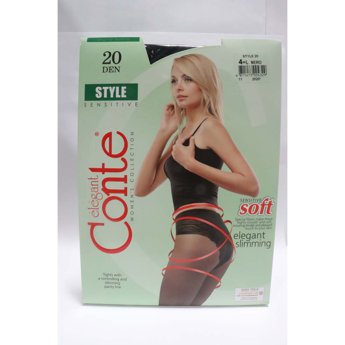 КОЛГОТКИ STYLE 20 ЖЕН NERO 4 8Х9