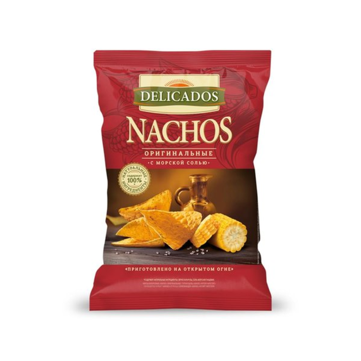 Чипсы кукурузные Nachos Delicados оригинал 150 г