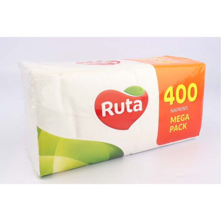 Салфетки Ruta белые 400 шт