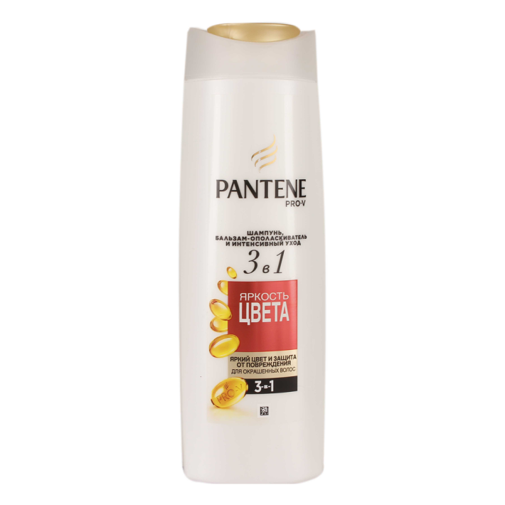 Шампунь Pantene 3в1 яркость цвета 360 мл