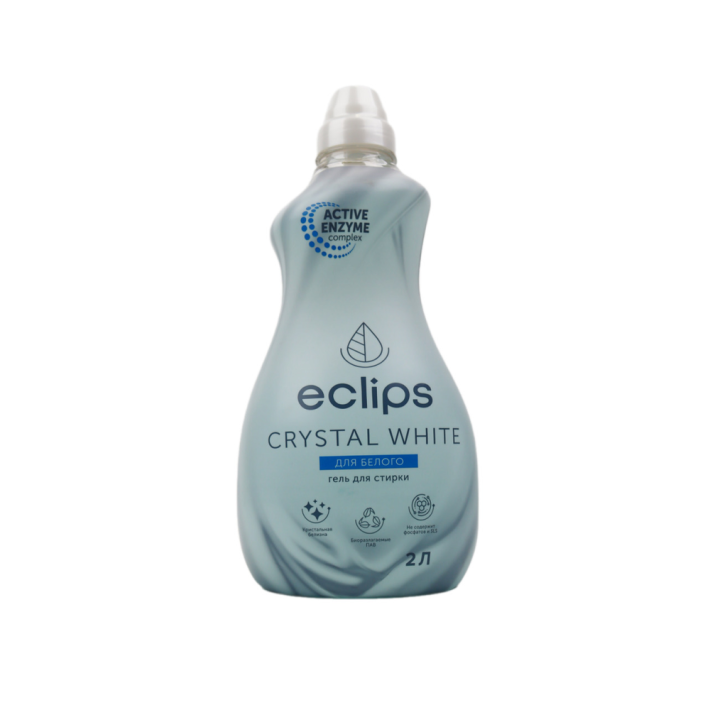 ГЕЛЬ ДЛЯ СТИРКИ ECLIPS CRYSTAL WHITE ДЛЯ БЕЛОГО 2Л (4)