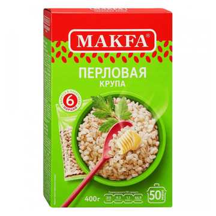 MAKFA КРУПА ПЕРЛОВАЯ 400ГР