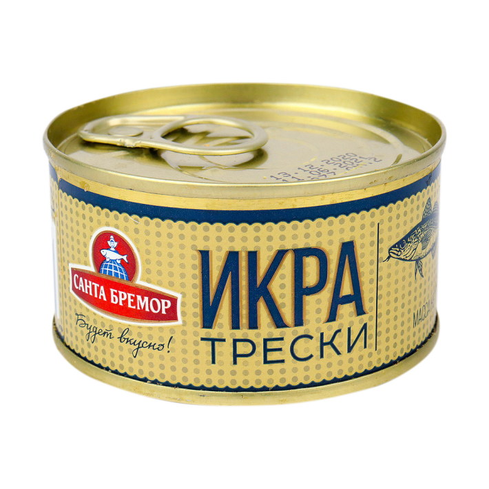 Икра трески Санта Бремор люкс 130 г