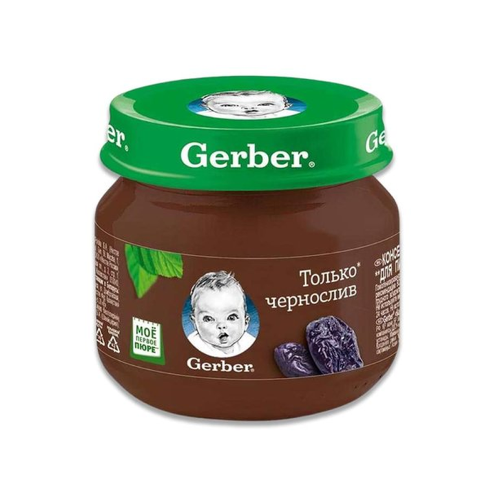 Пюре Gerber с черносливом 80 г