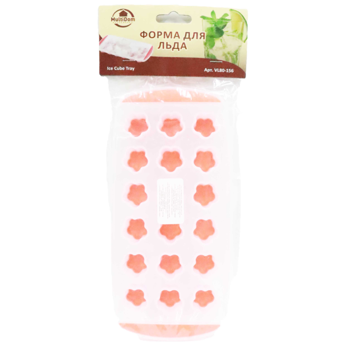 ФОРМА ДЛЯ ЛЬДА МУЛЬТИДОМ ИЗ СИЛИКОНА 18ШТ VL80-156