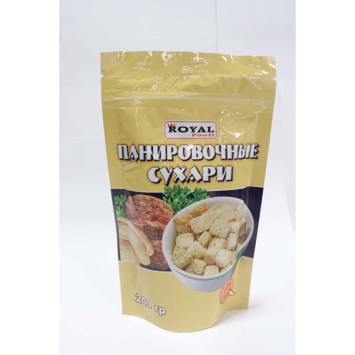 Сухари Royal food панировочный дой пак 200 г