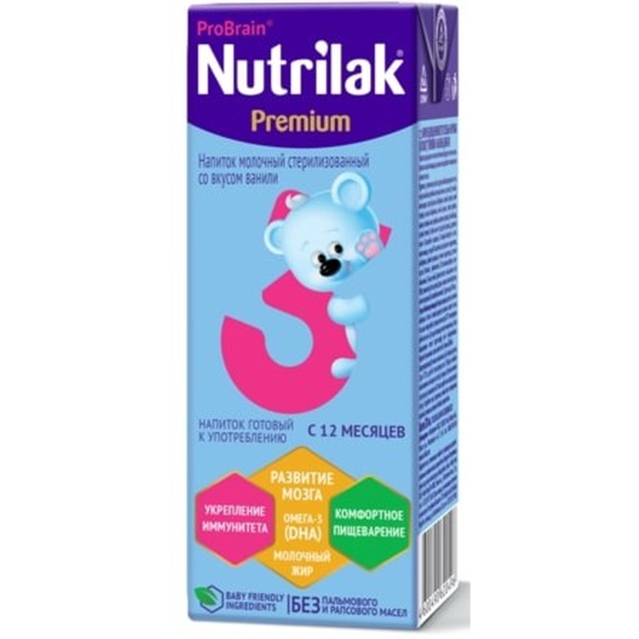 Смесь Nutrilak premium 3 стерильный 200 мл