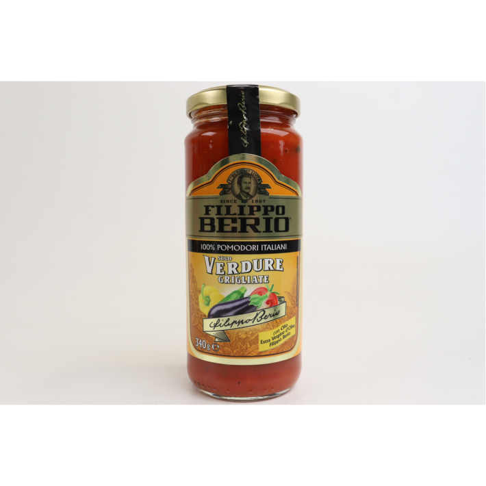 СОУС FILIPPO BERIO ТОМАТНЫЙ С ОВОЩАМИ ГРИЛЬ 340ГР