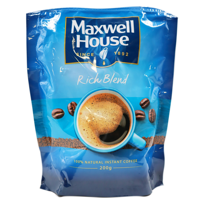 КОФЕ JACOBS MAXWELL HOUSE РАСТВОРИМ 200ГР