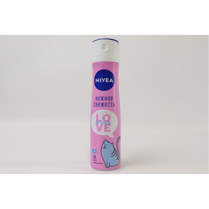 АНТИПЕРСПИРАНТ СПРЕЙ NIVEA НЕЖНАЯ СВЕЖЕСТЬ LOVE BE TRENDY 150МЛ