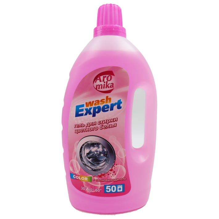ГЕЛЬ ДЛЯ СТИРКИ WASH EXPERT ЦВЕТНОГО БЕЛЬЯ С ПЯТНОВЫВ. 2Л
