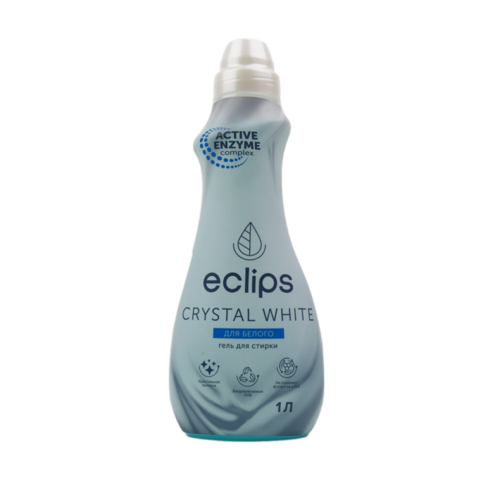 ГЕЛЬ ДЛЯ СТИРКИ ECLIPS CRYSTAL WHITE ДЛЯ БЕЛОГО 1Л (6)