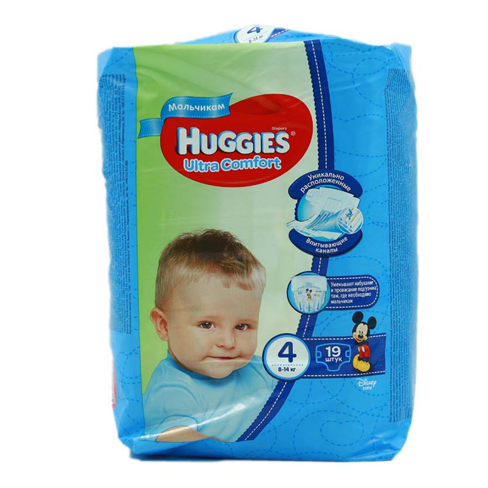 Подгузники Huggies ultra comfort conv 19 шт