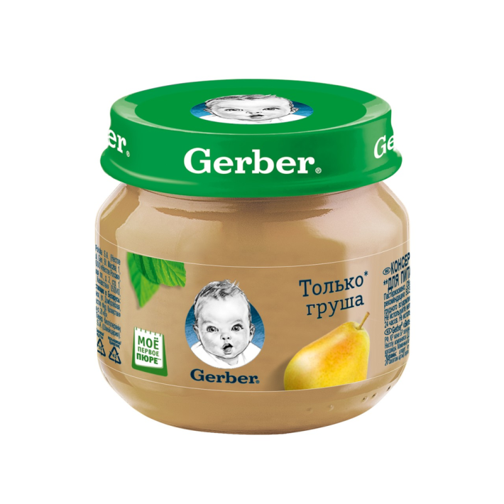 Пюре Gerber с грушей Вильямс 80 г