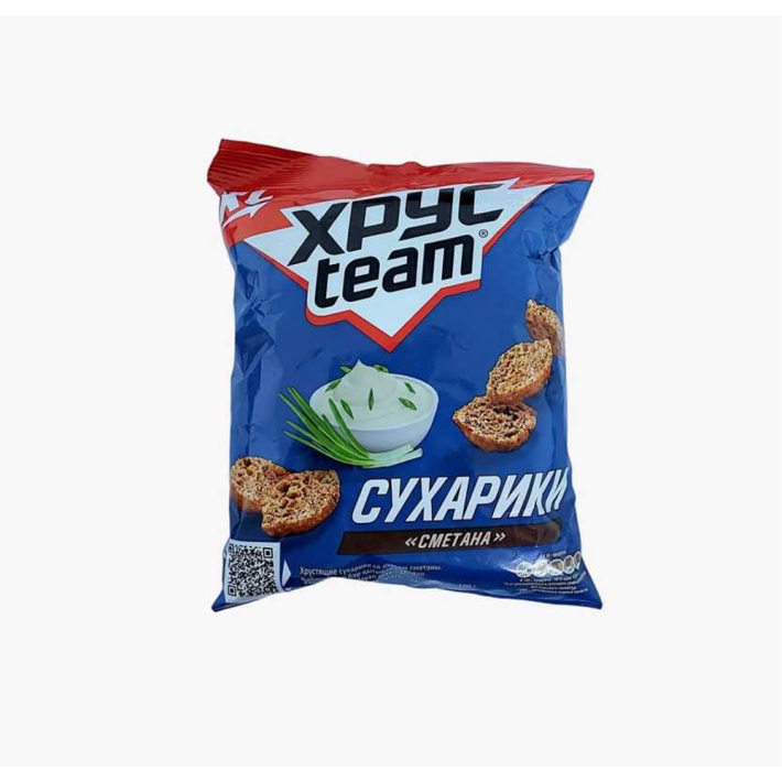 СУХАРИКИ ХРУСTEAM СМЕТАНА 100ГР