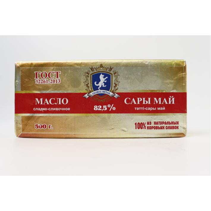 МАСЛО СЛАДКО СЛИВОЧНОЕ 82,5% 500 ГР