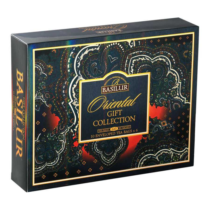 ЧАЙ BASILUR ORIENTAL GIFT COLLECTION АССОРТИ ЧЕР КАРТ\УП 110ГР