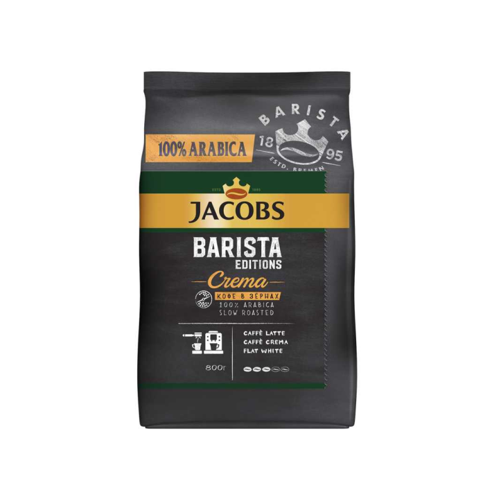 КОФЕ JACOBS BARISTA BEANS 800ГР
