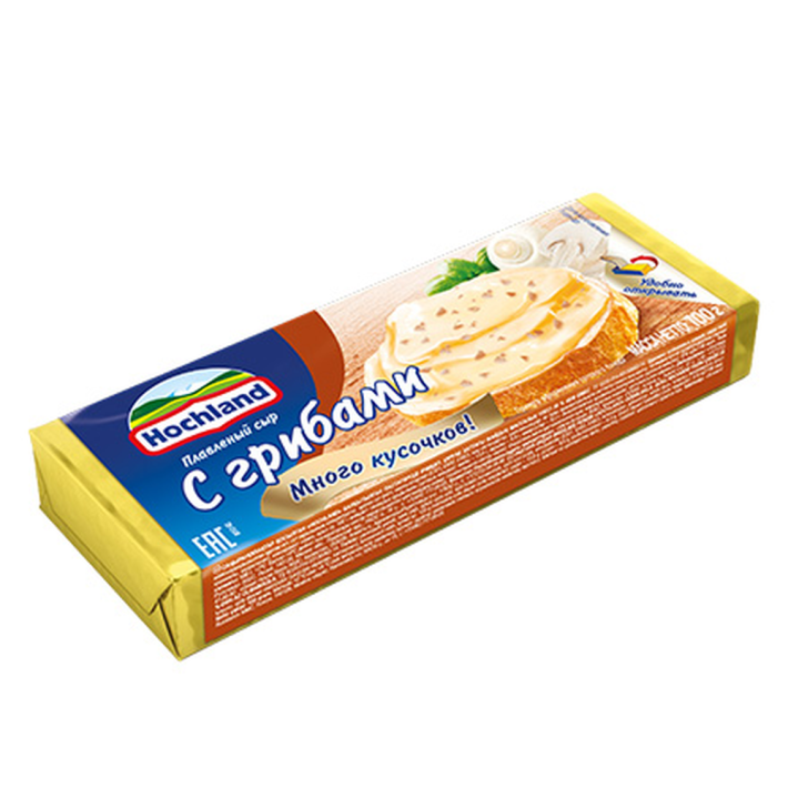 Сыр плавленый Hochland с грибами 100 г