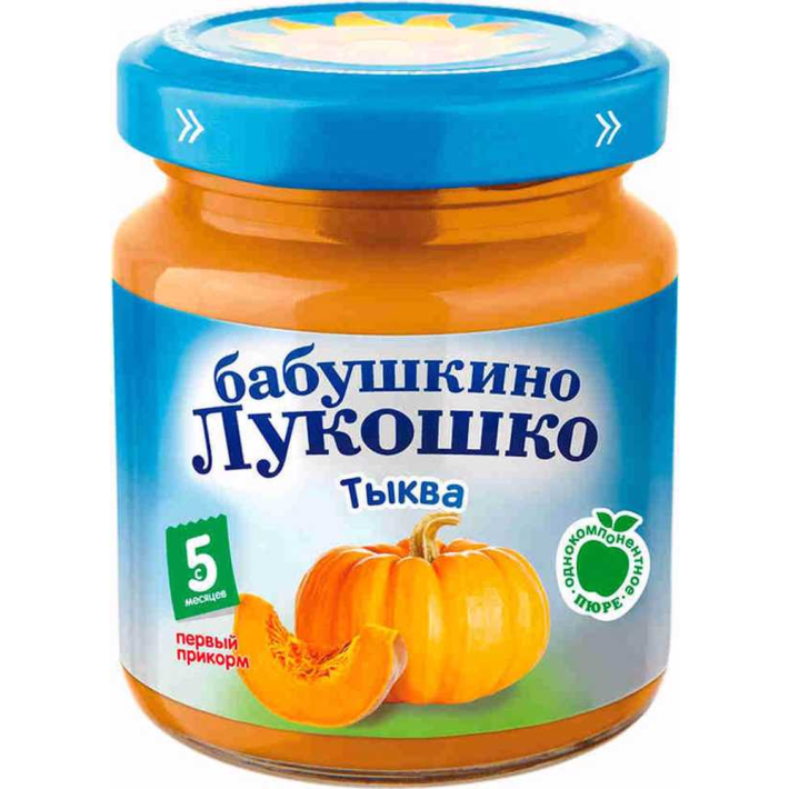 Пюре Бабушкино Лукошко Тыква с 5 месяцев, 100 г