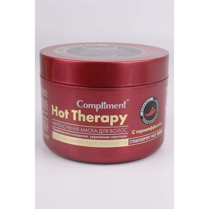 Маска для волос Compliment интенсивное hot therapy профилактика выпадения с термоэффектом 500 мл