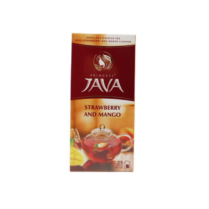 ЧАЙ ЯВА КЛУБНИКА И МАНГО КАРКАДЭ (1,5Х25Х18) 25ПАК