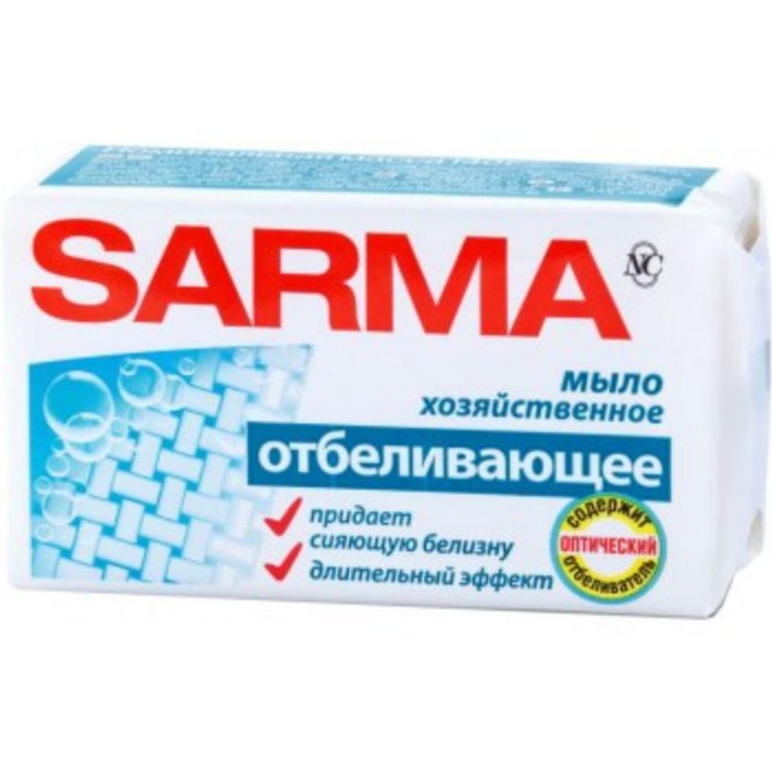 Мыло хозяйственное сарма отбеливающее 140 г