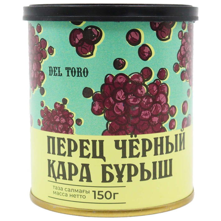 ПРЯНОСТИ DEL TORO ПЕРЕЦ ЧЕРНЫЙ 150ГР