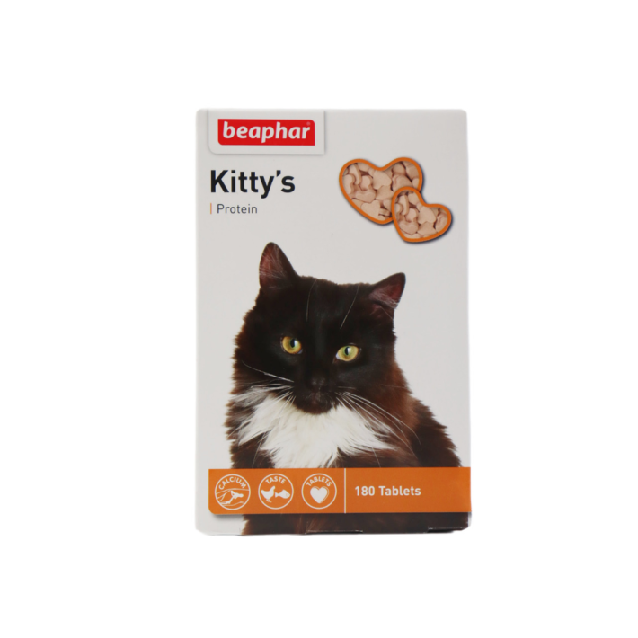 ВИТАМИНЫ Д/КОШЕК KITTYS С ПРОТЕИНОМ 180Т 12579
