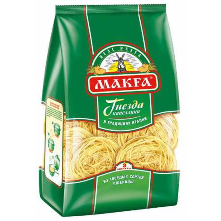 Макароны макфа капеллини гнезда 450 г