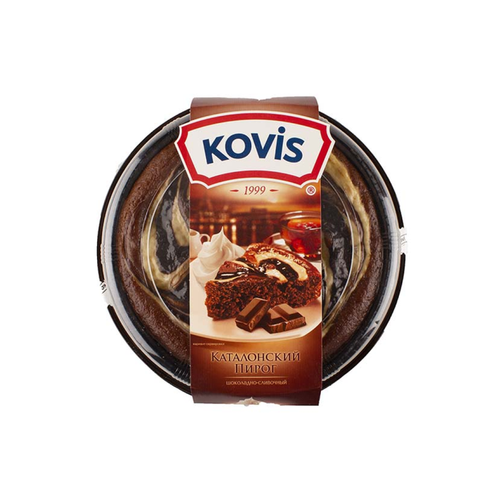 Пироги каталонские Kovis шоколад сливки 400 г